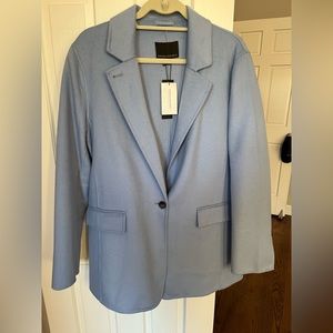 Beautiful baby blue Banana Republic blazer size L - new with tags. So soft!!